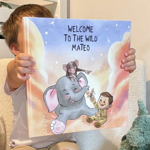 Personalised Story Book ‘Welcome to the Wild' 🩵
